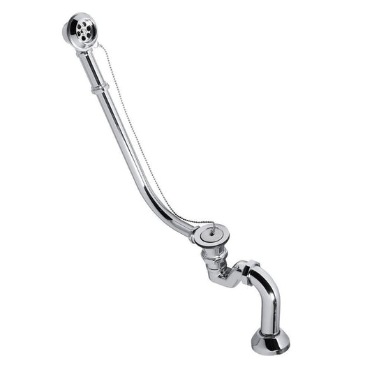 MODEL 12R Ablaufgarnitur mit Klick-Klack, Siphon, Chrom