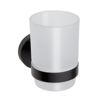 X-ROUND BLACK Glas, Milchglas, Schwarz matt