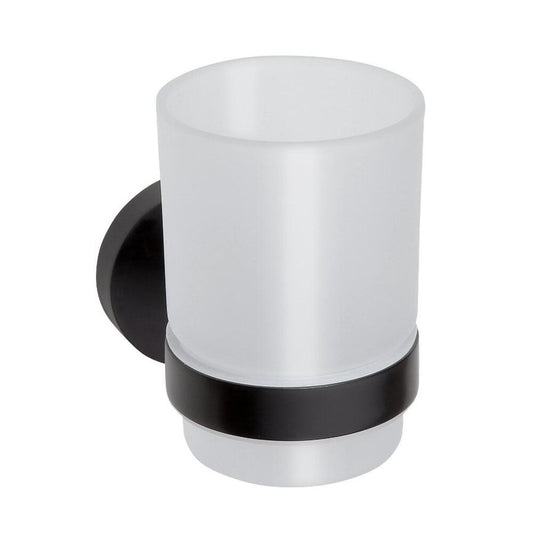 X-ROUND BLACK Glas, Milchglas, Schwarz matt