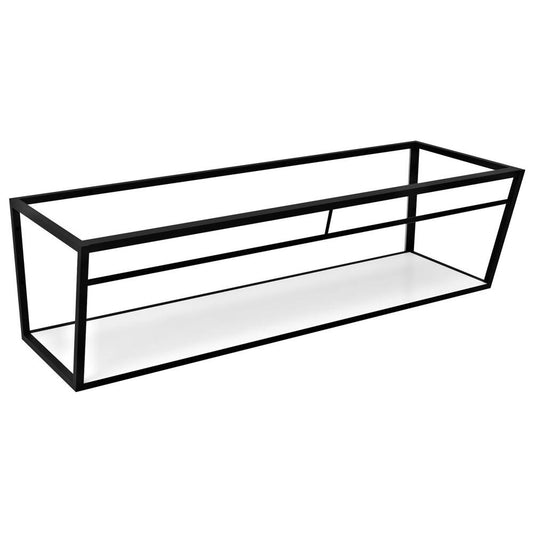 ARUBA Konsole mit Ablage 128,4x40x49 cm, schwarz matt