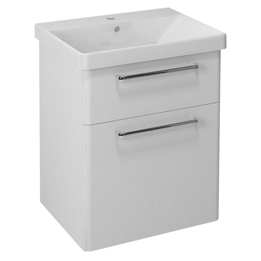THEIA Unterschrank 56,4x70x44,2cm, 2x Schublade, weiß