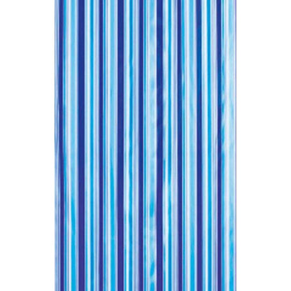 Duschvorhang 180x180cm, Vinyl, blau, Dekor Streifen