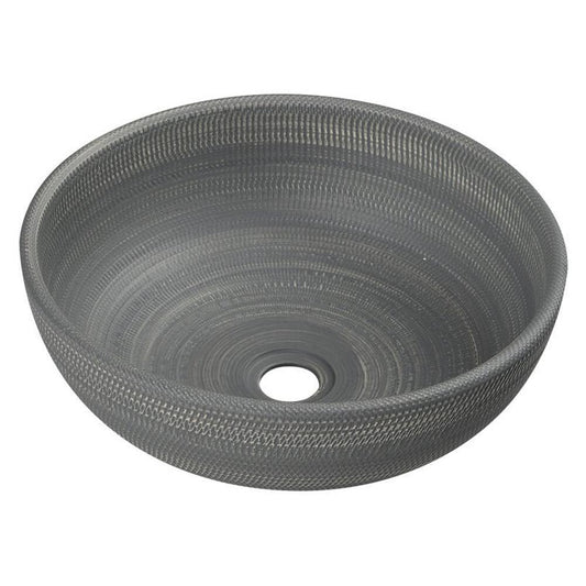 PRIORI Keramik-Waschtisch Durchmesser 41 cm, grau