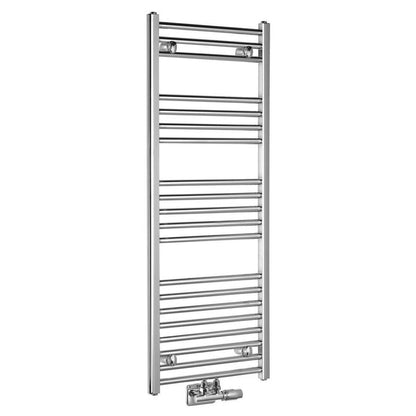 ALYA Badheizkörper gerade 400x1188mm, 300W, Mittelanschluss, Chrom
