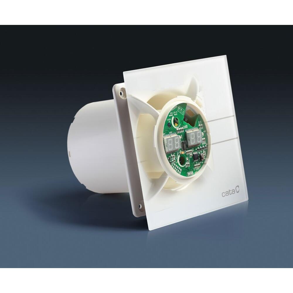 E-120 GTH Axial-Badlüfter mit Automat, 15W, Rohrleitung 120mm, weiß