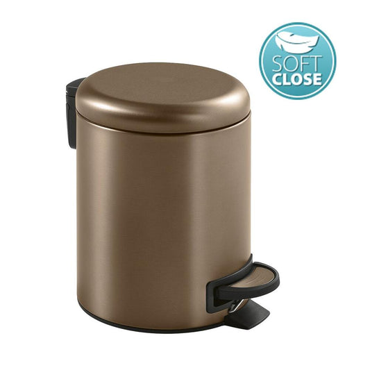 POTTY Abfalleimer 5l, Soft Close, Kupfer matt