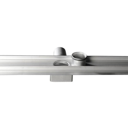 MANUS ONDA Bodenrinne aus Edelstahl mit Rost, L-750, DN50