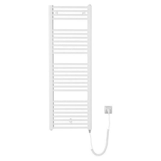 DIRECT-E Elektrischer Badheizkörper, gerade, 450x1320 mm, 400 W, Weiß