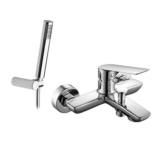 SLEEK Wannenarmatur mit Handbrause, Abstand 150mm