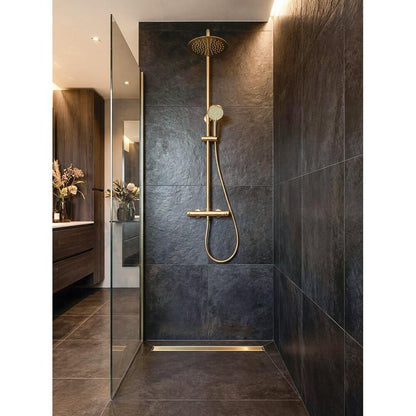 ICONIC Duschsäule mit Armatur, Gold matt