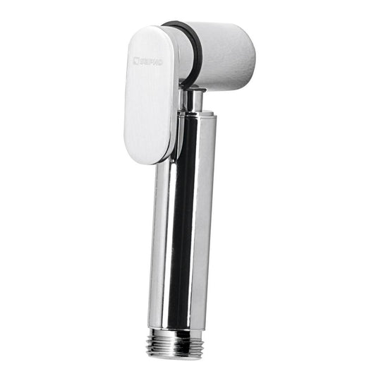 WC-Handbrause rund mit Halter, Chrom