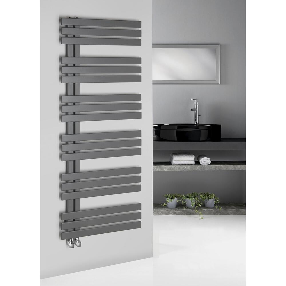 SILVANA Badheizkörper 600x1500 mm, Silber metall