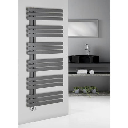 SILVANA Badheizkörper 600x1500 mm, Silber metall
