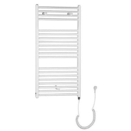 DIRECT-E Elektrischer Badheizkörper, gerade, 450x960 mm, 300 W, Weiß