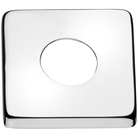 Quadratische Rosette G1/2", 50x50 mm, chrom