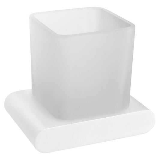 FLORI Glas, Milchglas, Weiß matt