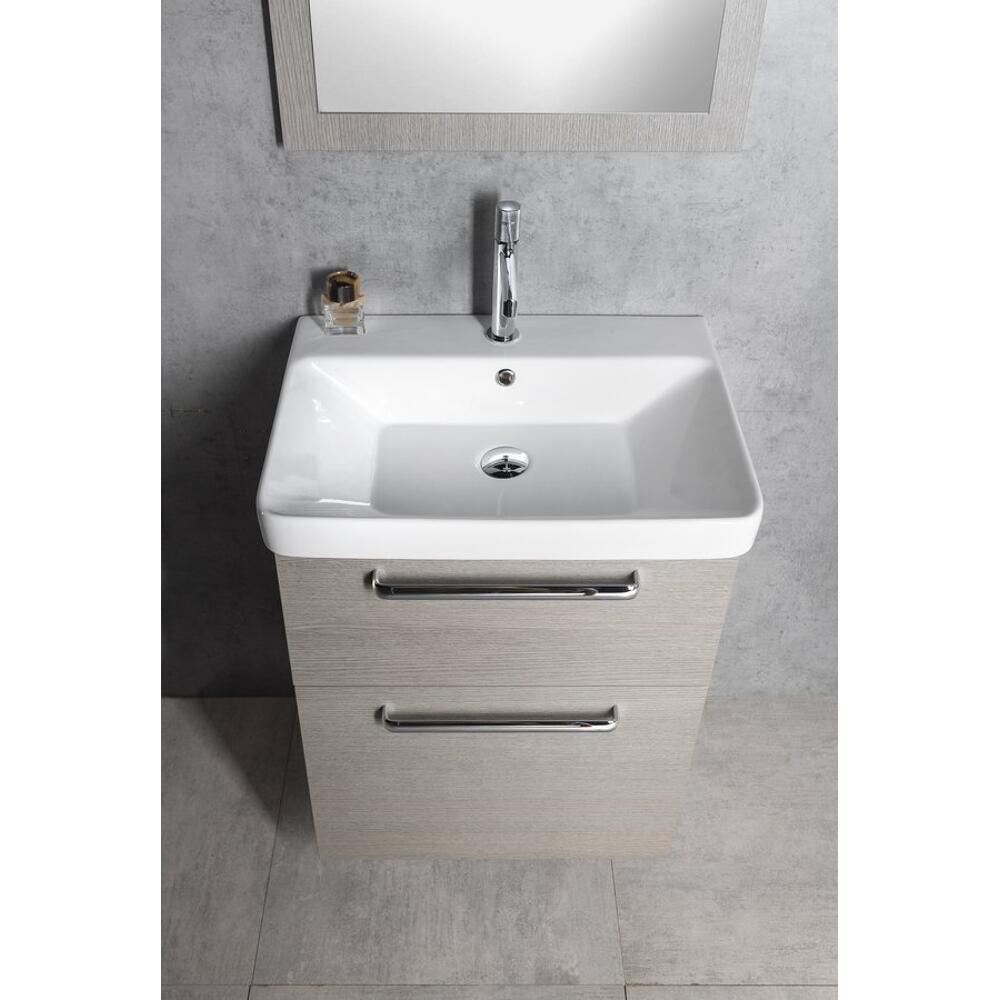 THALIE 60 Keramik-Waschtisch 60x46cm, weiss