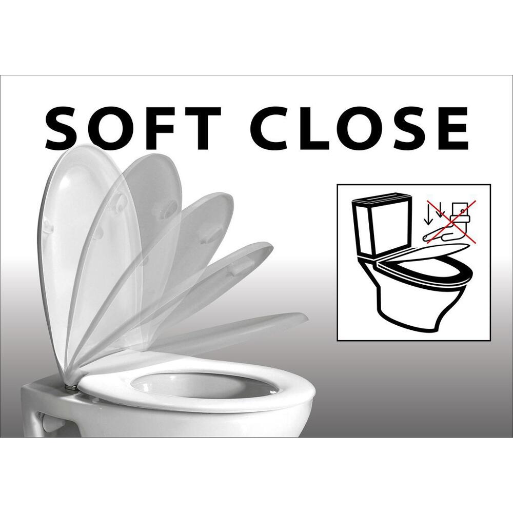 INFINITY WC-Sitz SLIM, Soft Close, Easy Take, grün Mint