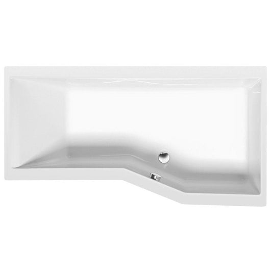 VERSYS R asymmetrische Badewanne 160x84x70cm, rechts, weiß