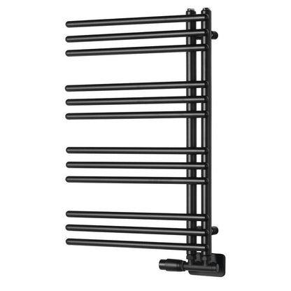 POSEIDON Badheizkörper 450x740 mm, Schwarz matt