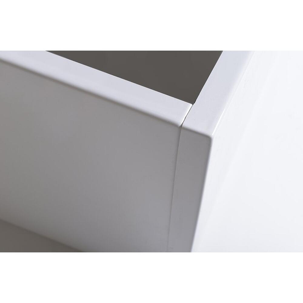 COUVERT 80, Seitenschürze, 80 x 52 cm, weiss