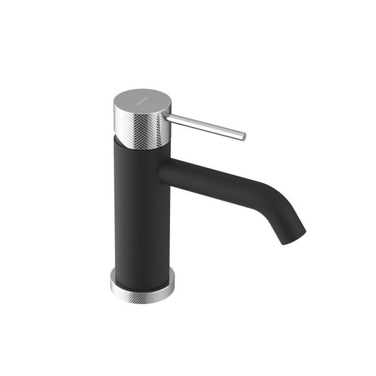 ULTRASAN Waschtischarmatur, Schwarz matt/chrom