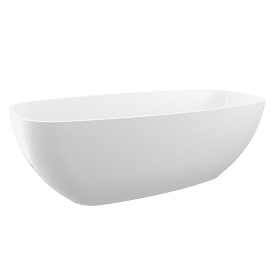 IPANEMA Gussmarmor- Badewanne 168x72x49cm, weiß