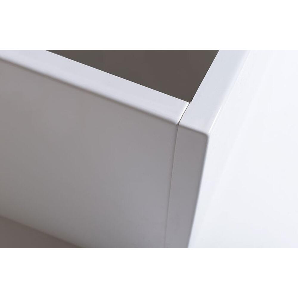 PLAIN 165 Frontschürze 165x59cm, rechts, weiß