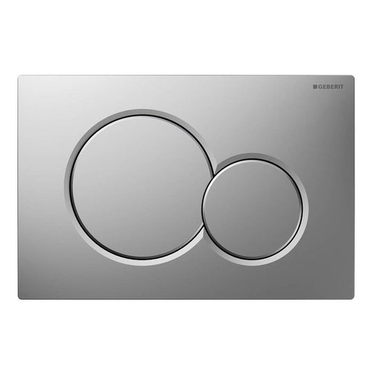 GEBERIT SIGMA01 Betätigungsplatte Easy to clean, für 2-Mengen-Spülung, Chrom matt