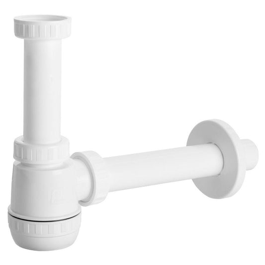 Waschtisch-Siphon 5/4", DN32, Weiß