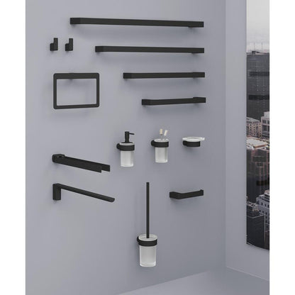 PIRENEI Glas, Milchglas, Schwarz matt