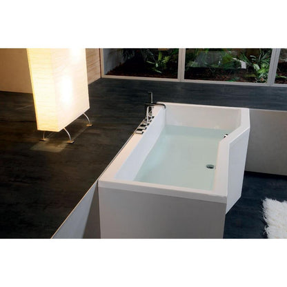 VERSYS R asymmetrische Badewanne 160x84x70cm, rechts, weiß