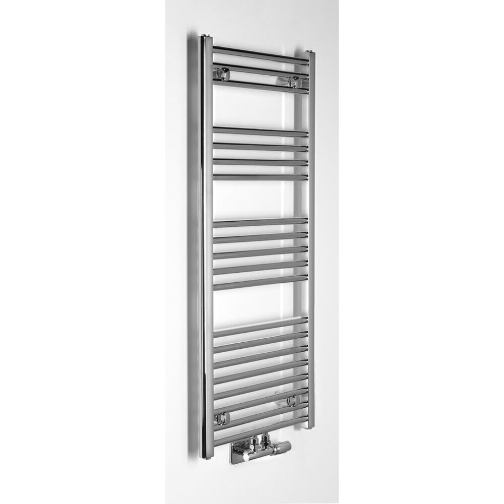 ALYA Badheizkörper gerade 400x1188mm, 300W, Mittelanschluss, Chrom