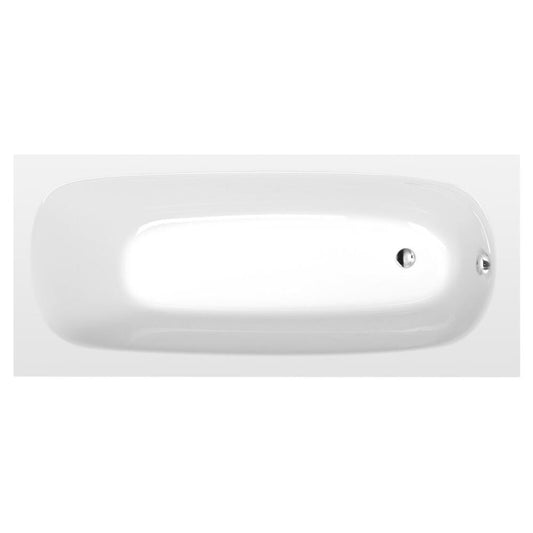 EBRO Rechteckwanne 170x75x39cm, weiß