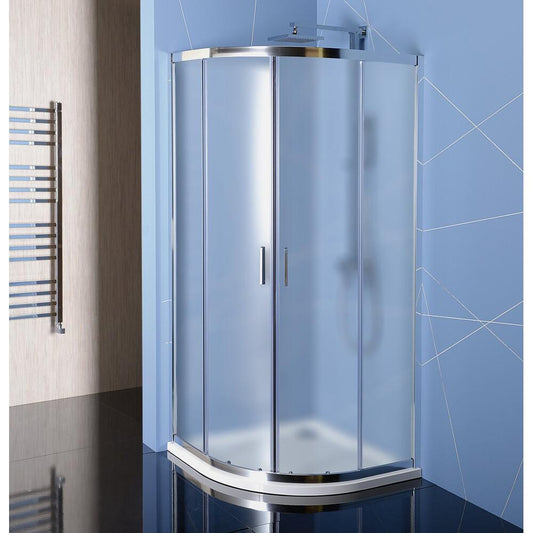 EASY LINE Duschabtrennung Viertelkreis 900x900mm, Glas BRICK