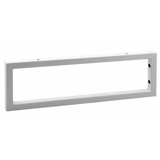 Halterung 490x150x20mm, lackierter Stahl, weiss matt,Stahl
