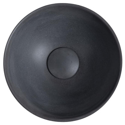 MINOR Betonwaschbecken zum Aufsetzen, Durchmesser 26cm, Anthrazit matt