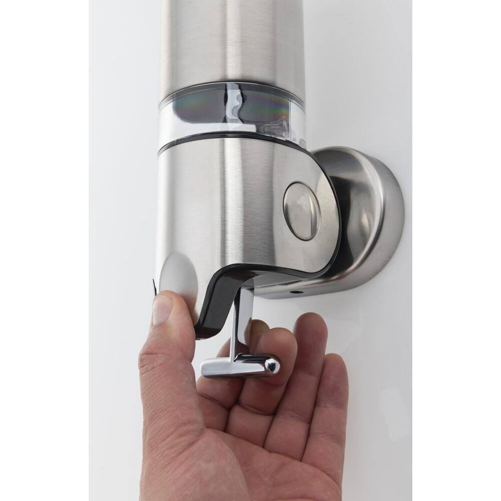 Seifenspender 350ml, Edelstahl matt