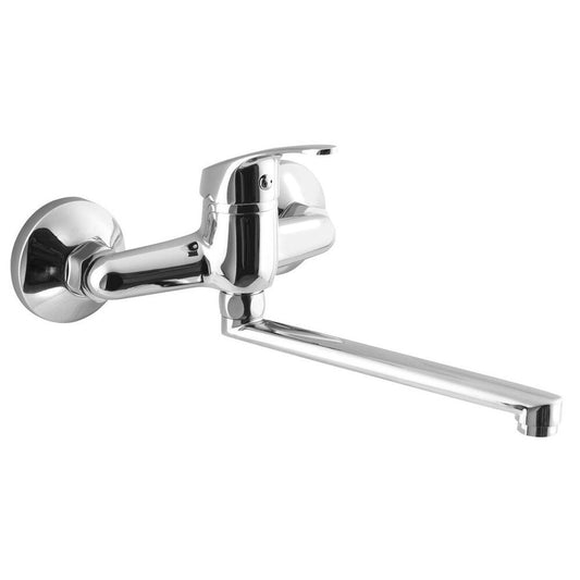 AQUALINE 35 Wand-armatur, flacher Auslauf 220mm, Chrom