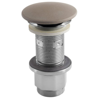 Wachbecken-Ablaufgarnitur 5/4", klick-klack, Beton-Stopfen, 10-80mm, Sand matt