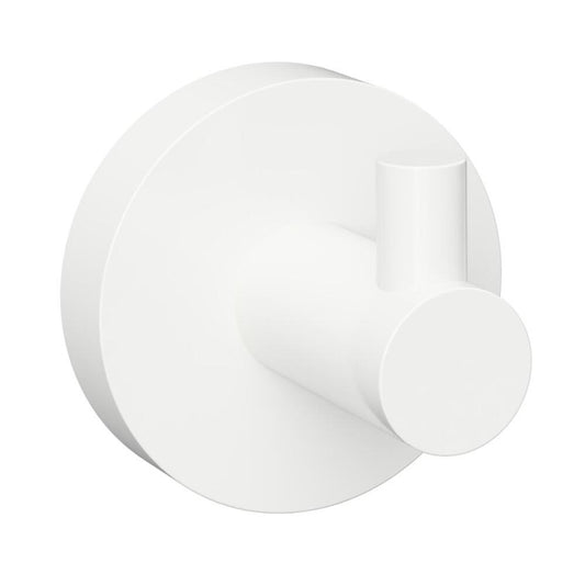 X-ROUND WHITE Haken, Weiß matt