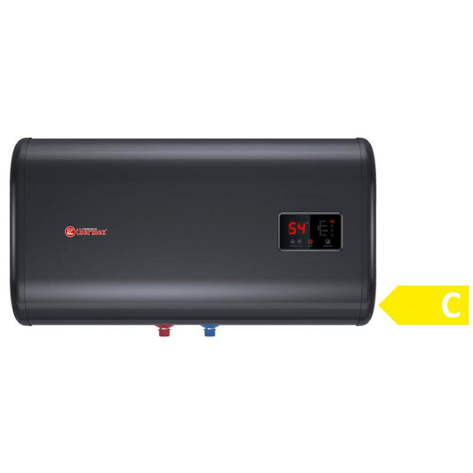 ID SHADOW elektrischer Boiler, mit Wassertank, 80 l, WIFI, horizontal, schwarz