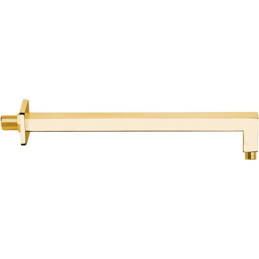 Duscharm quadratisch, 400mm, Gold