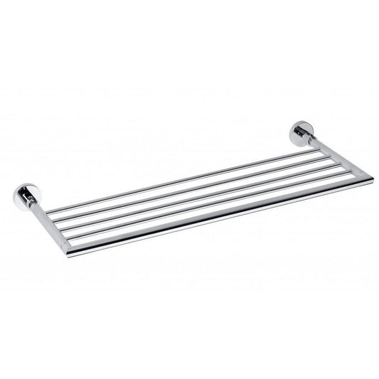 X-ROUND Handtuchregal kippbar 600mm, Chrom