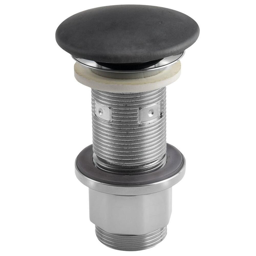 Waschbecken-Ablaufgarnitur 5/4", klick-klack, Beton-Stopfen, 10-80mm, Anthrazit matt