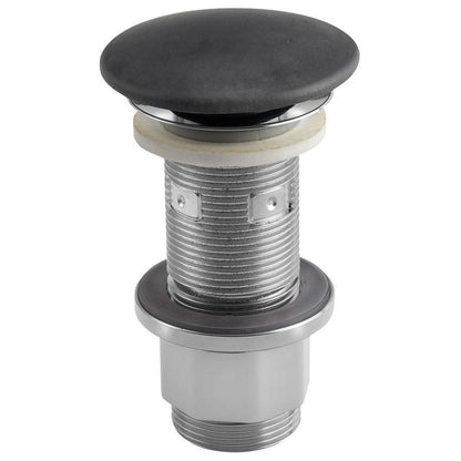 Waschbecken-Ablaufgarnitur 5/4", klick-klack, Beton-Stopfen, 10-80mm, Anthrazit matt