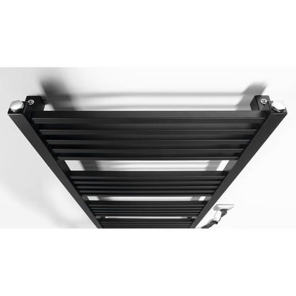 METRO-E Elektrischer Badheizkörper, gerade, 500x1060 mm, 400 W, Schwarz matt