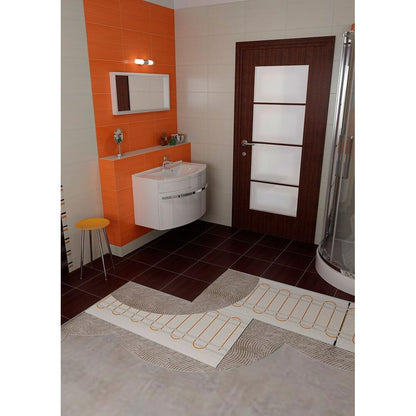 WARM TILES elektrische Fußbodenheizung, matt 4,2m2, 670W, zweiadrig