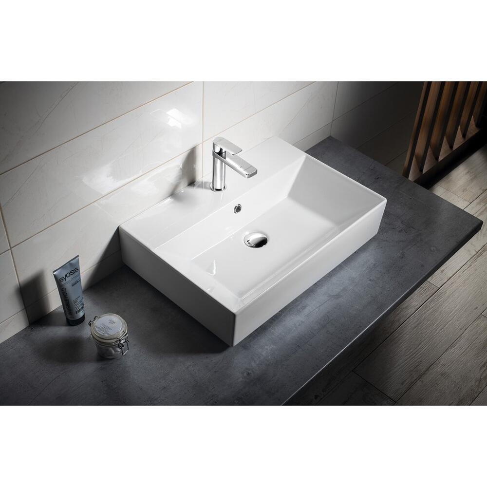 SISTEMA Keramik-Waschtisch 60x42 cm, weiss