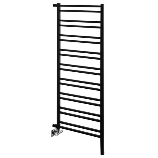 METRO SPACE Raumteiler-Badheizkörper 550x1430 mm,500W, schwarz matt